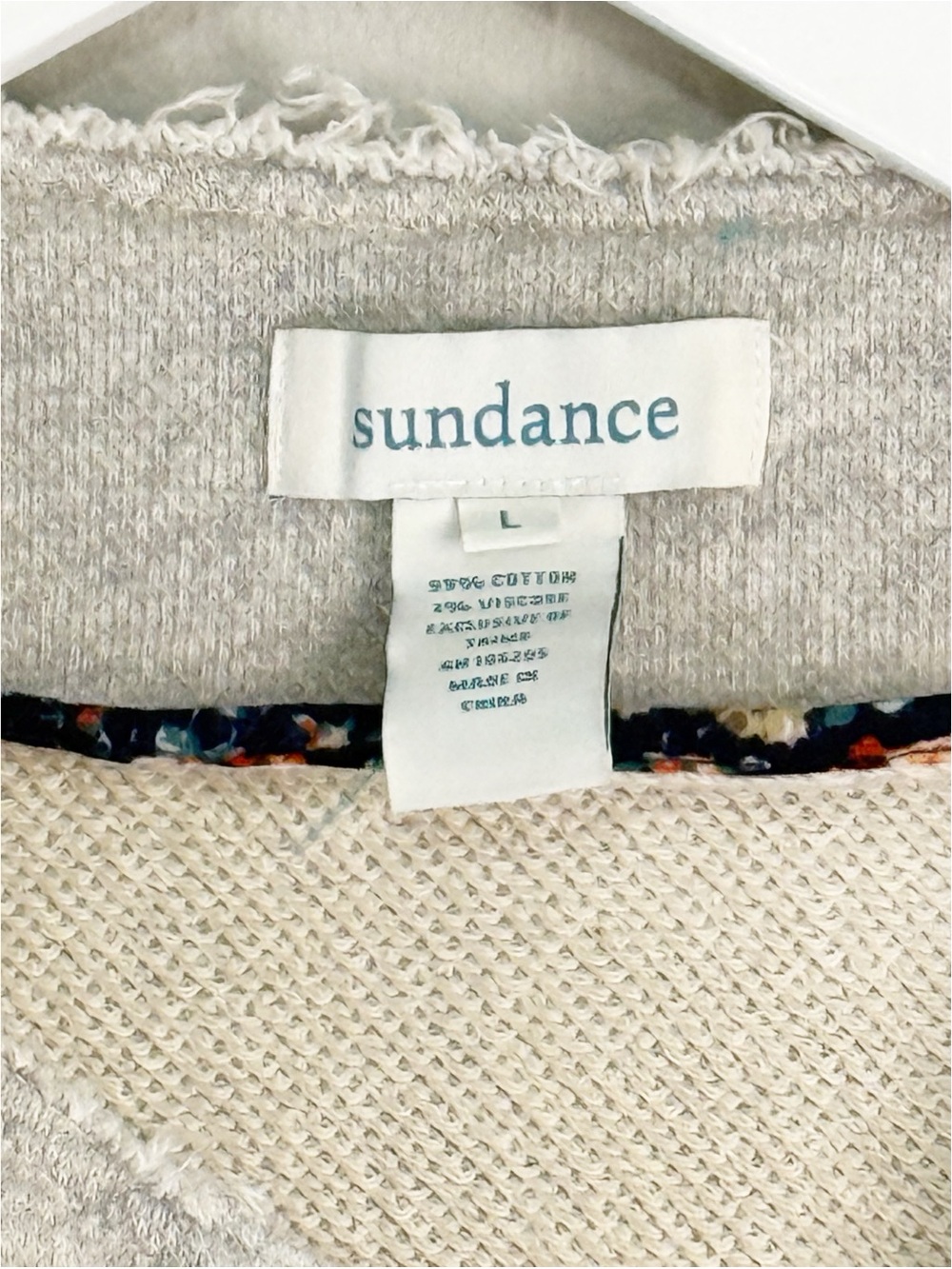 Sundance Light Gray Layered Ruffle Knit Jacket - Picture 6 of 6